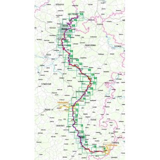 Fulda-Radweg 1:50.000 - LandkartenSchropp.de Online Shop