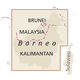 Indonesien (3): Borneo 1:1.200.000