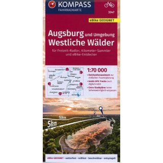 FK 3347 Augsburg und Umgebung, Westliche Wlder 1:70.000