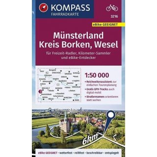 FK 3216 Mnsterland, Kreis Borken, Wesel 1:50 000
