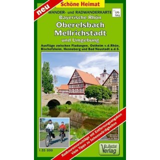 167 Bayerische Rhn, Oberelsbach, Mellrichstadt und Umgebung 1:35.000