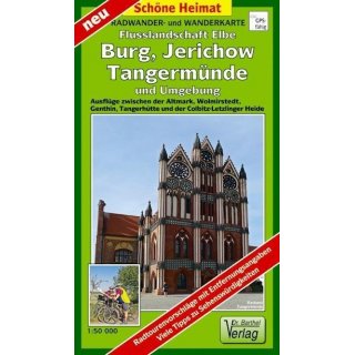 242 Elbe. Burg, Jerichow, Tangermnde und Umgebung 1 : 50 000
