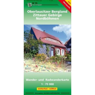 019 Oberlausitzer Bergland - Zittauer Gebirge - Nordbhmen 1 : 75 000