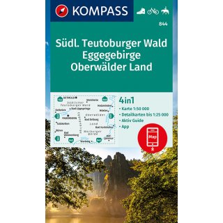 WK  844 Sdlicher Teutoburger Wald - Eggegebirge - Oberwlder Land