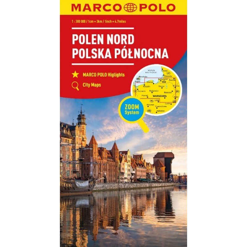 MARCO POLO Karte Polen Nord 1:300 000 - LandkartenSchropp.de Online Shop