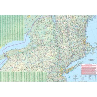 Manhattan & New York State 1:12.000 / 1:800.000