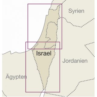 Israel, Palstina 1:250.000