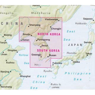 Korea North and South 1:1.500.000