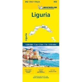 352 Liguria - Michelin Local Map