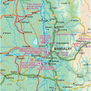 Myanmar Burma 1:1.350.000