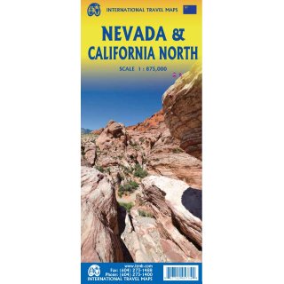 California North & Nevada 1:875.000