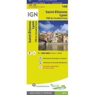 149 Lyon / St-Etienne 1:100.000