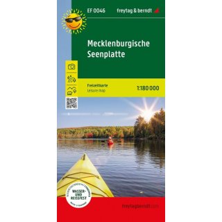 Mecklenburgische Seenplatte 1:180 000