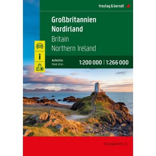Grobritannien - Nordirland, Autoatlas 1:200.000