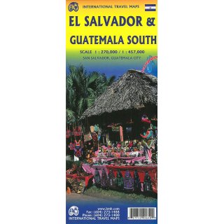 El Salvador & Guatemala South 1:270.000 / 1:457.000