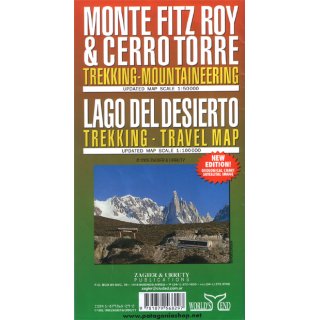 Monte Fitz Roy & Cerro Torre 1:50.000 / Lago del Desierto 1:100.000