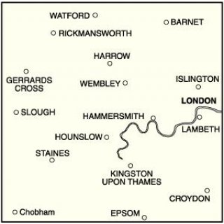 No. 176 - West London, Rickmansworth & Staines 1:50.000