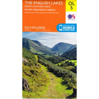 No. OL 5 - The English Lakes - North-eastern area 1:25.000