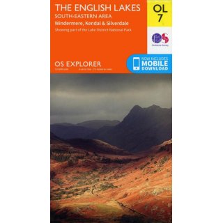 No. OL 7 - The English Lakes - South-eastern area 1:25.000