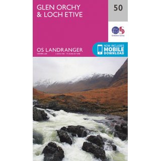 No.  50 - Glen Orchy & Loch Etive 1:50.000