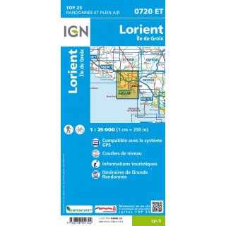 0720 ET Lorient, le de Groix 1:25.000