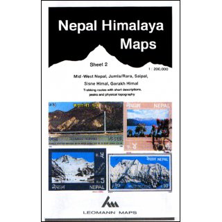 Nepal Himalaya Maps - Sheet 2 - 1:200.000