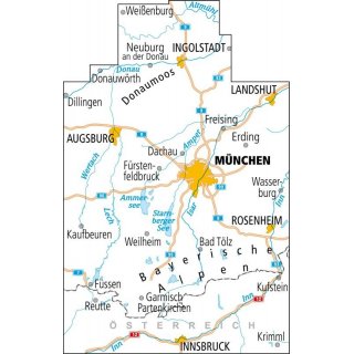 26 Oberbayern West / Mnchen 1:150.000