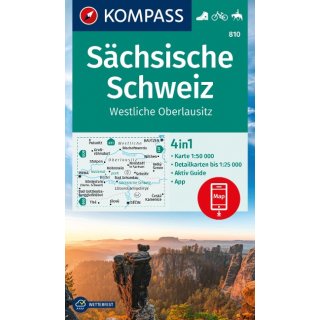 WK  810 Schsische Schweiz/Westl. Oberlausitz 1:50.000