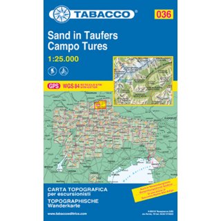 036 Sand in Taufers/Campo Tures 1:25.000