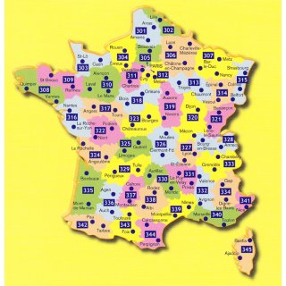 317 Westliche Loire-Tal, Anjou 1:150.000