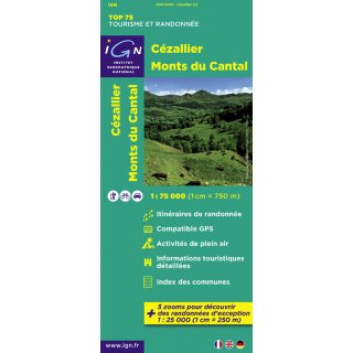 16 Czallier/Monts du Cantal 1:75.000