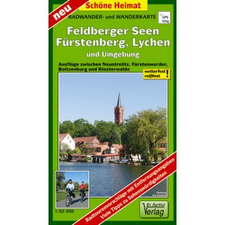 195 Feldberger Seen, Frstenberg, Lychen 1:50.000