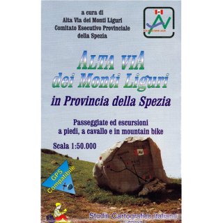 Ligurischer Hhenweg in der Provinz La Spezia 1:50.000