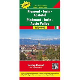 Piemont - Turin - Aosta 1:150.000