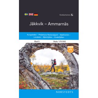 5 Kungsleden: Jkkvik Ammarns 1:75.000