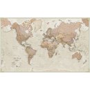 Weltkarte: The World Antique Political 1:30 Mio