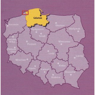 Polnische Ostseekste: Stolpmnde - Rgenwalde 1:50.000