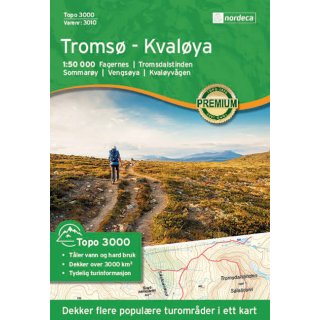 Troms - Kvalya 1:50.000