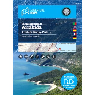 Arrbida Naturpark 1:25.000