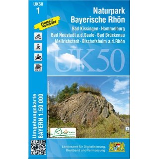 UK 50- 1  Nationalpark Bayerische Rhn 1:50.000