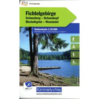 KuF Deutschland Outdoorkarte 36 Fichtelgebirge 1 : 35.000