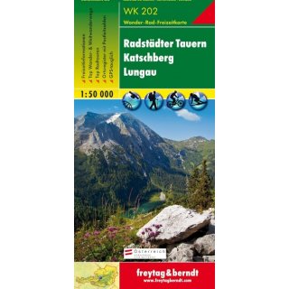 WK 202 Radstdter Tauern. Katschberg 1:50 000