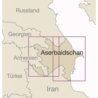 Aserbaidschan 1:400.000
