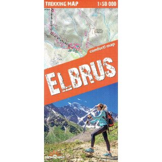 Elbrus Trekking Map 50 000