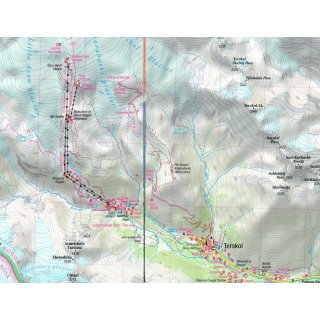 Elbrus Trekking Map 50 000