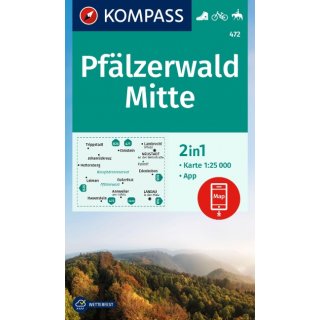 WK  472 Pflzerwald Mitte 1:25.000