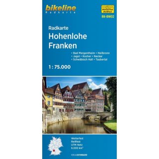 Hohenlohe, Franken 1:75 000